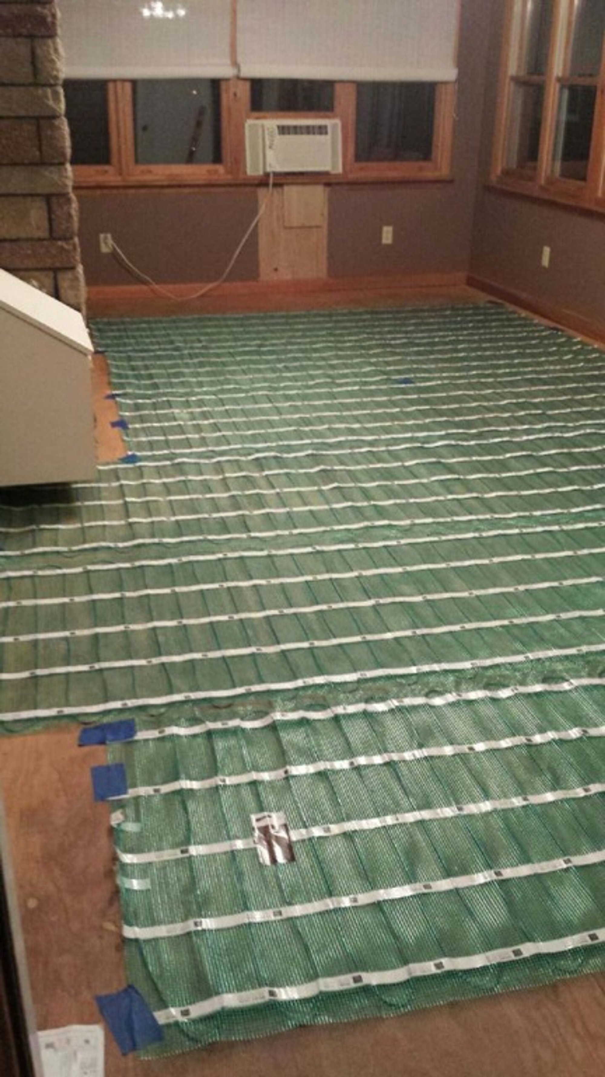 Tempzone flex roll floor heating system installation NORTH PROVIDENCE, RI
