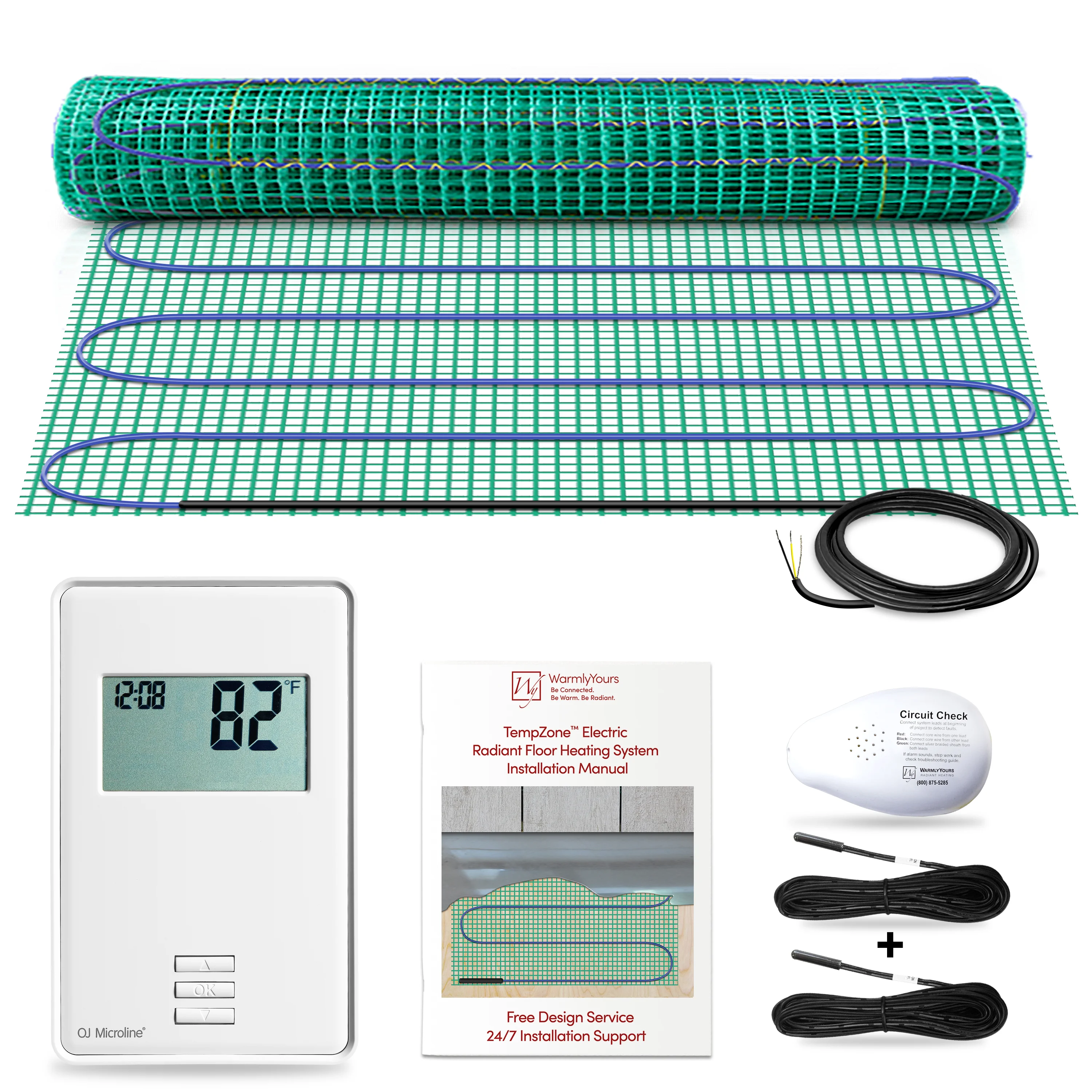 EasyMat with nTrust Thermostat and Rough-in Kit Support