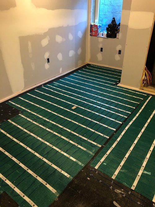 Tempzone flex rolls being stalled over ThermalSheet underlayment