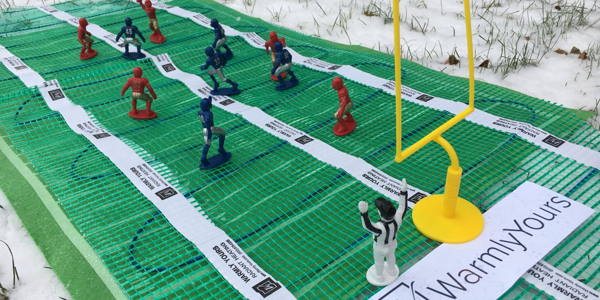 TempZone Football Field in the Snow