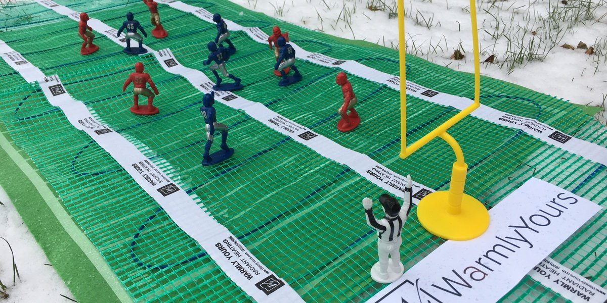 TempZone Football Field in the Snow