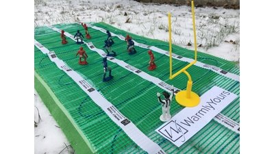 TempZone Football Field in the Snow