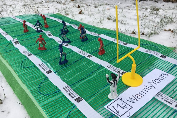 TempZone Football Field in the Snow