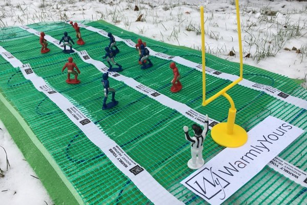 TempZone Football Field in the Snow