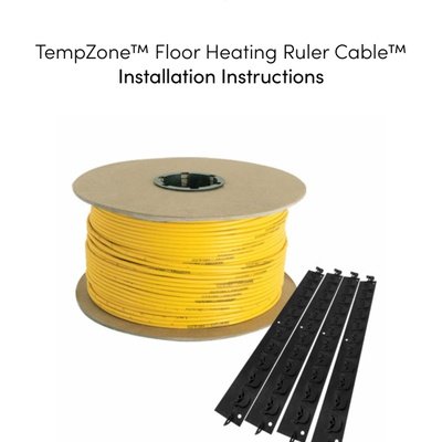 TempZone Ruler Cable Installation Manual (English)