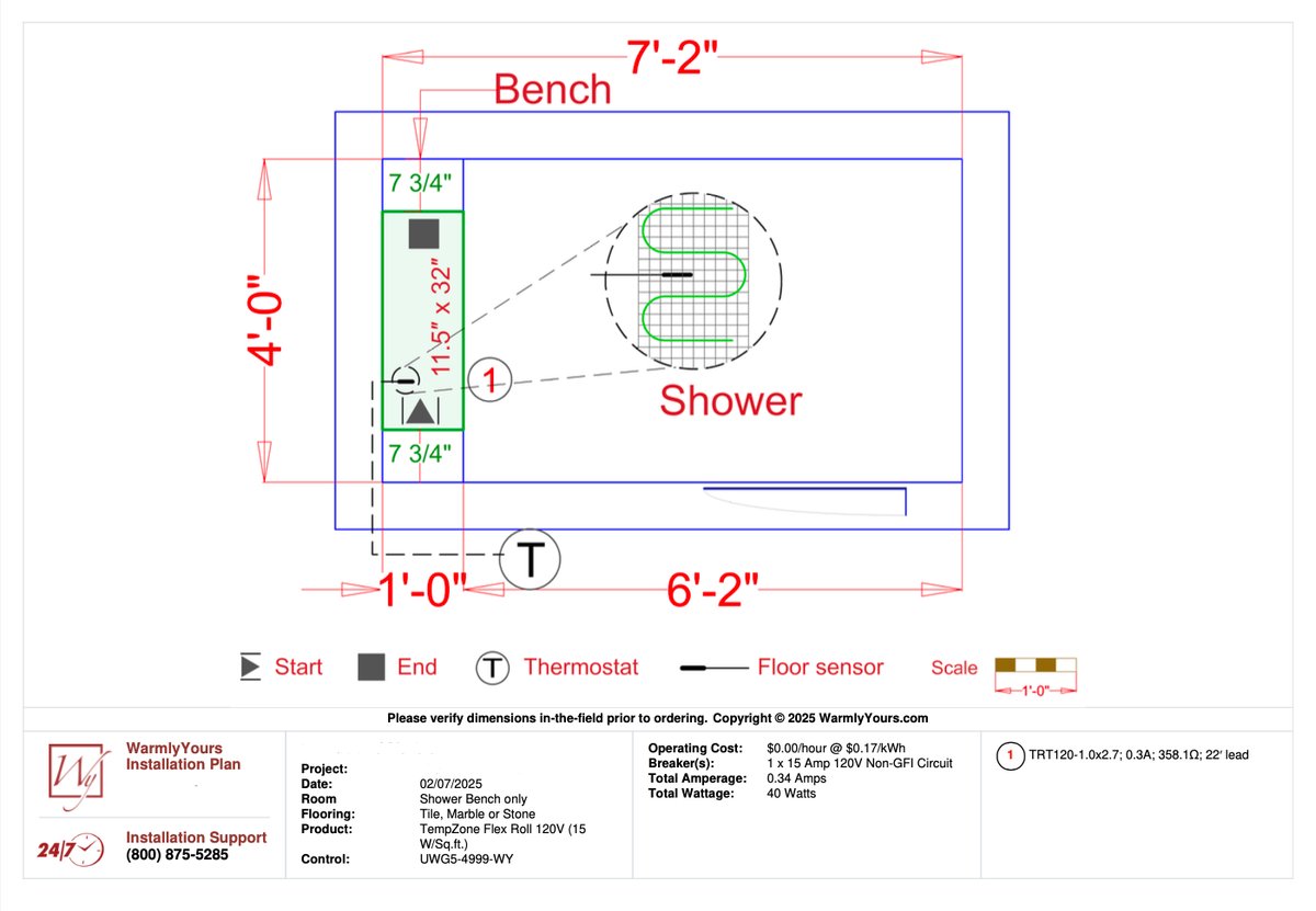 tempzone shower bench smartplan for product page