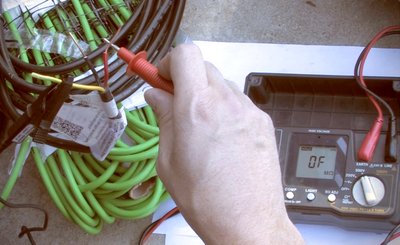 Testing Ohms on Driveway Snow Melting Control