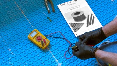 Testing TempZone Floor HEating Cable with Ohmmeter