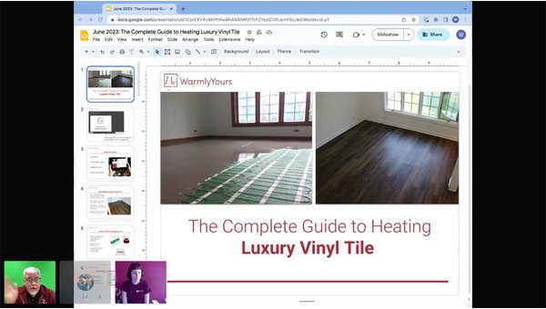 The Complete Guide to Heating Luxury Vinyl Tile