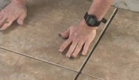 Tile installation