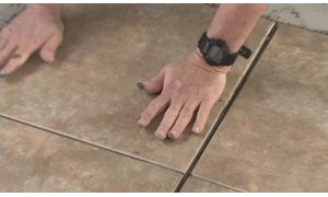 Tile installation