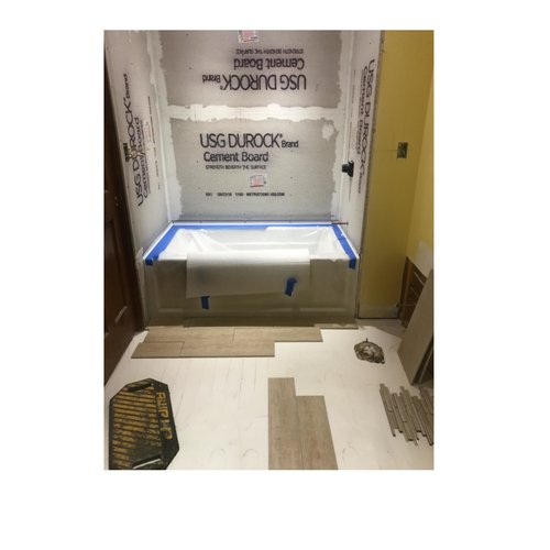 Tile installation over Tempzone mat and thinset