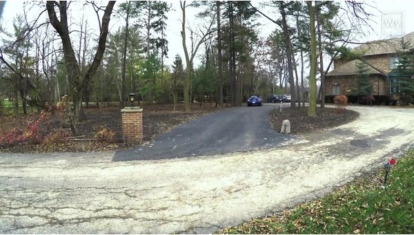 Timelapse of driveway with Snow Melting