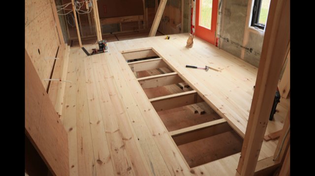 Tiny Home Landing Pad Cello Studio with Floor Heating storage