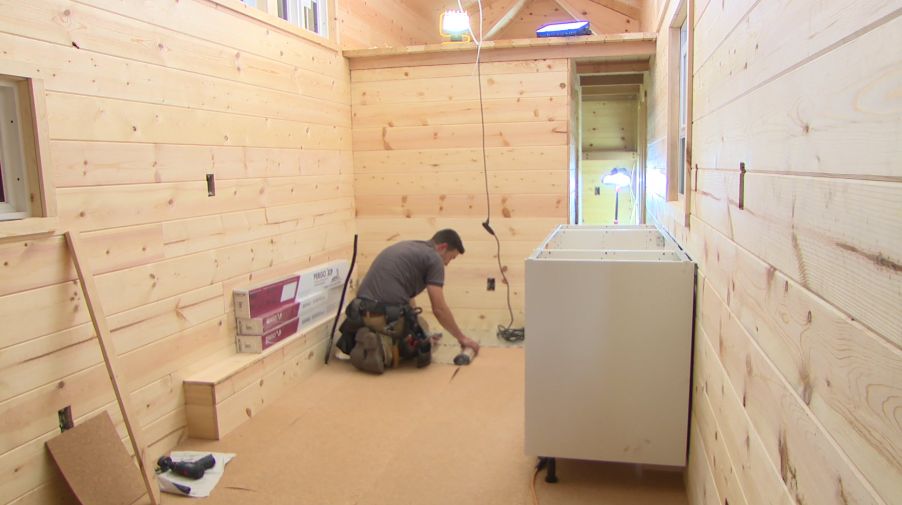 Tiny House Nation Floor Heating Installation