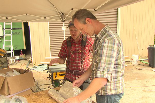 Tiny House Nation Installers with Environ Flex Rolls