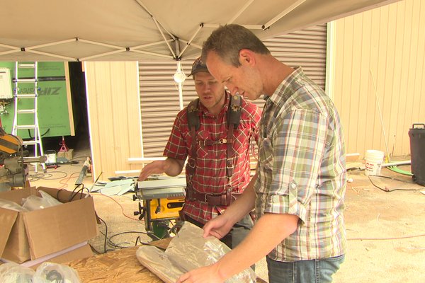 Tiny House Nation Installers with Environ Flex Rolls