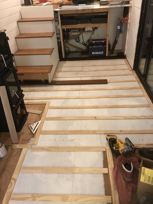 Tiny Living Living Large - Installing TempZone Cable with Sleepers 3