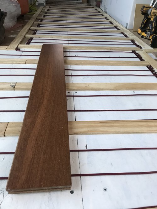Tiny Living Living Large - Installing TempZone Cable with Sleepers 5