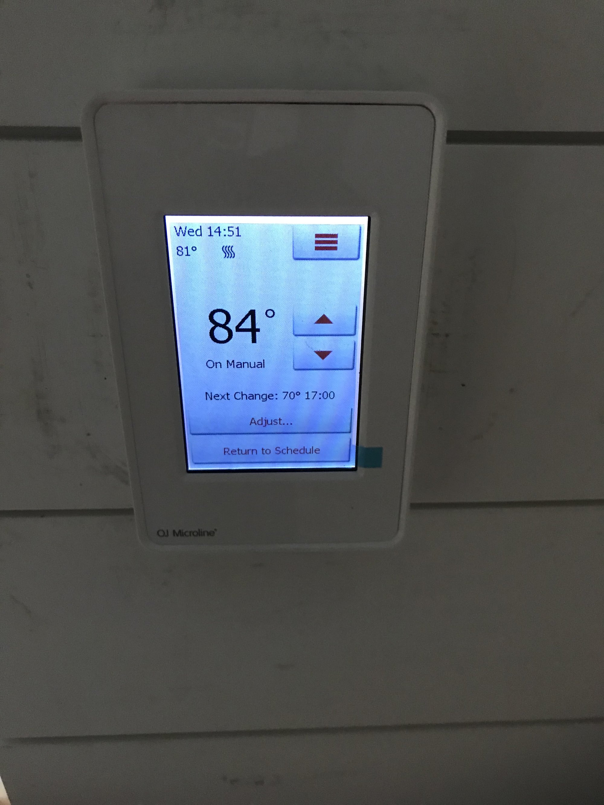 Tiny Living Living Large - Thermostat for floor heating