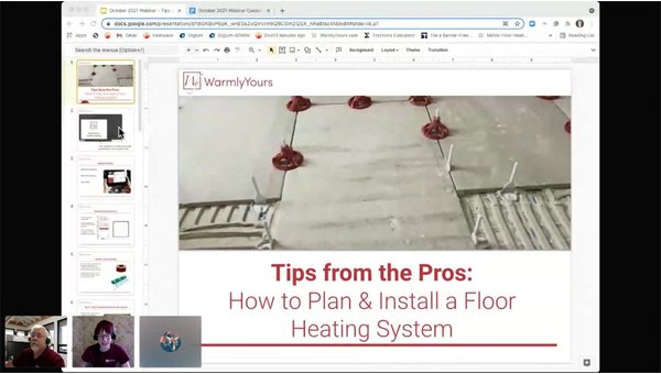 Tips from the Pros: How to Plan & Install a Floor Heating System