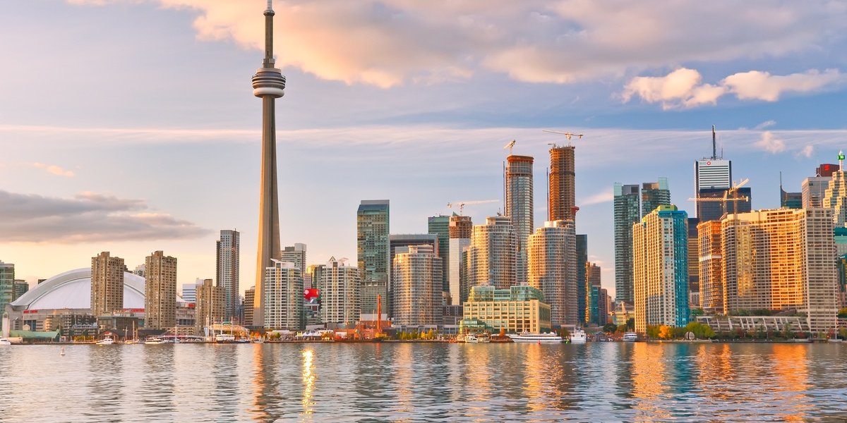 Toronto Skyline at Dusk for Kitchen Floor heating Blog