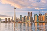 Toronto Skyline at Dusk for Kitchen Floor heating Blog