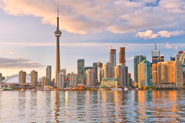 Toronto Skyline at Dusk for Kitchen Floor heating Blog