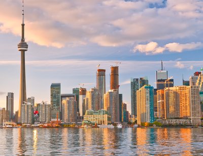 Toronto Skyline at Sunset