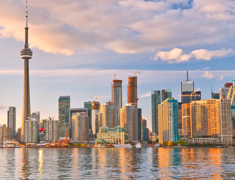 Toronto Skyline at Sunset