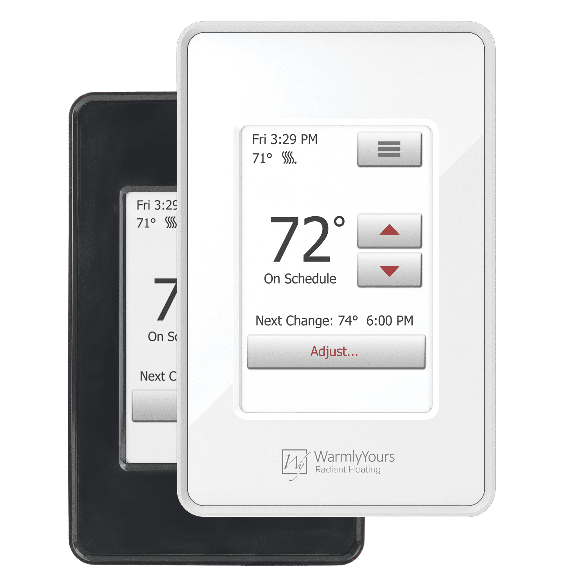 Touch thermostats White - Black UDG4-4999 UDG4-4999-B