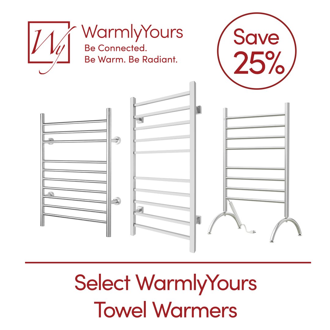 Towel Warmer 25% Off Promo 082022 Start Square Image