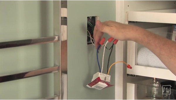 Towel Warmer and Control Installation