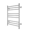 Brushed Towel Warmer Platinum Austrian Crystals