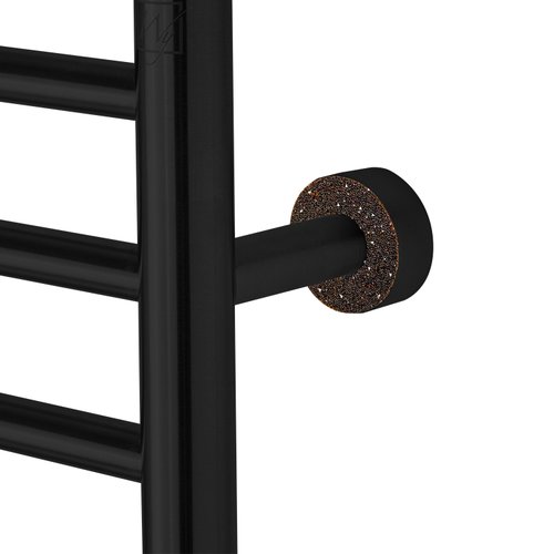 Crystal Accessories matte black towel warmer