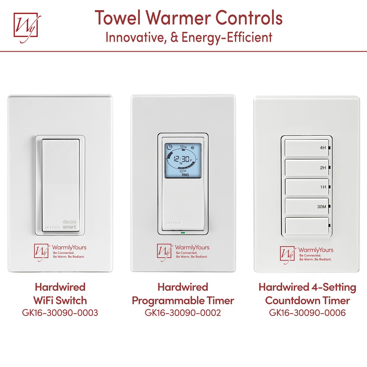 Towel Warmer Controls for Amazon