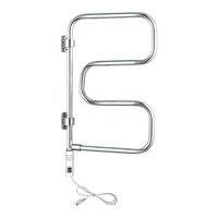 Elements Towel Warmer, Polished Chrome, Plug-in, 4 Bars