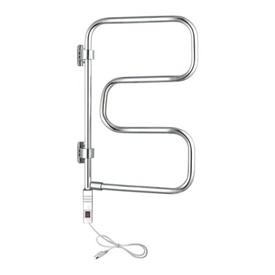 Elements Towel Warmer, Polished Chrome, Plug-in, 4 Bars