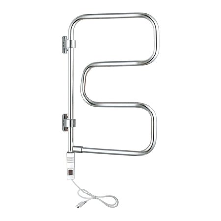 Elements Towel Warmer, Polished Chrome, Plug-in, 4 Bars