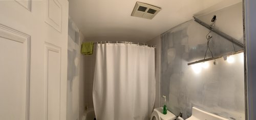 Towel Warmer Installation for Bathroom before shot