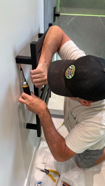 Towel Warmer Installation for Bathroom