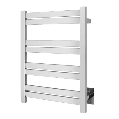 Maple polished stainless steel towel warmer - wall mounted
