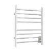 Towel Warmer Sierra Section Square 8-Bar Polished Stainless TW-SR-08PS-HW