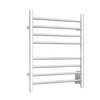 Towel Warmer Sierra Section Square 8-Bar Polished Stainless TW-SR-08PS-HW
