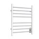 Sierra polished stainless steel towel warmer - wall mounted