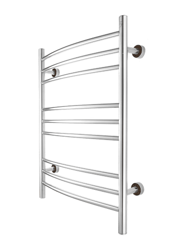 Riviera polished stainless steel towel warmer - wall mounted