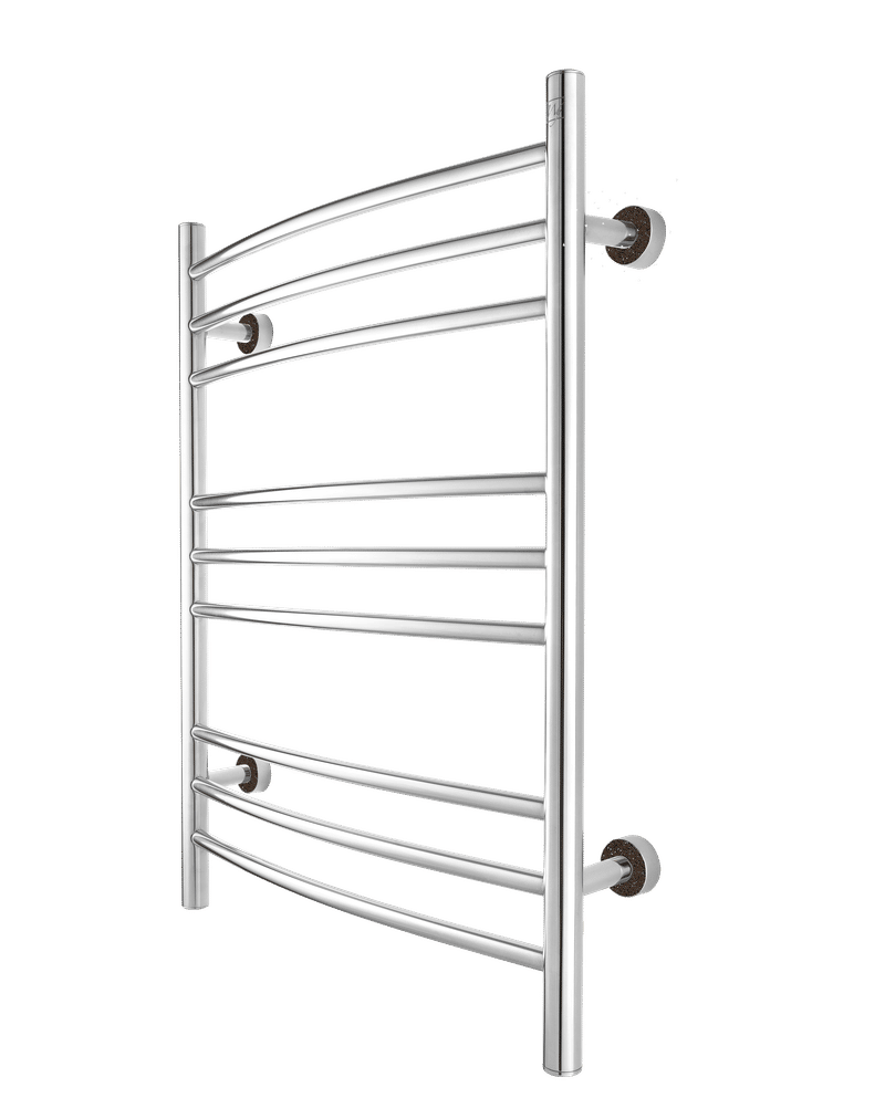 Polished Towel Warmer with Spice Austrian Crystal Accents