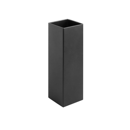 Towel Warmer Square Matte Black Finish Sample, Sierra Black
