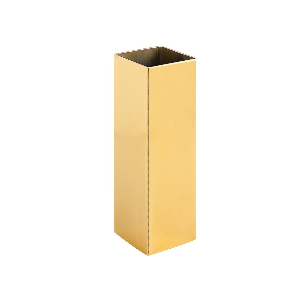 Towel Warmer Square Polished Gold Finish Sample, Sierra Gold