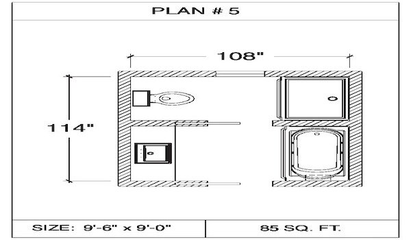 Bathroom Floor Plan